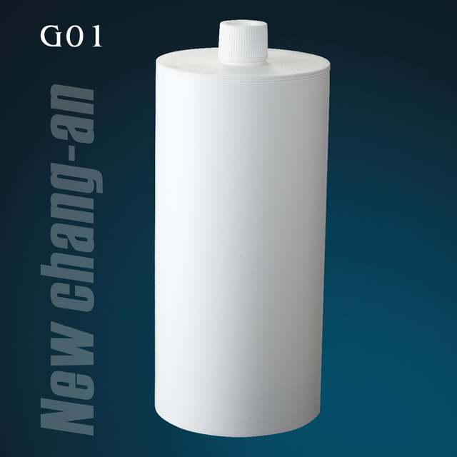 2600 ml de cartucho plástico HDPE vazio de grande capacidade para selante de silicone para construção