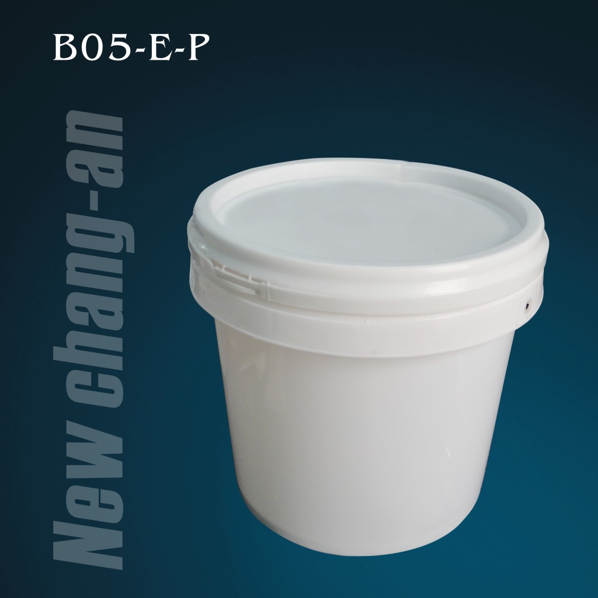  2L de embalagem de adesivo de vidro de uso múltiplo Bolde de plástico com alça e tampa para selante de silicone para a indústria de construção