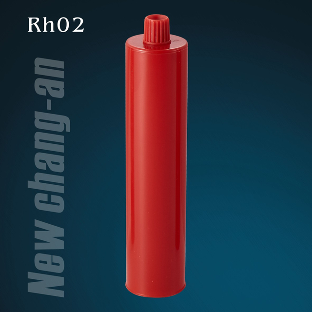 300 ml de cartucho plástico vermelho vazio para selante PU
