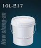 10L PP Bucket B17-NR para tinta básica de água contendo