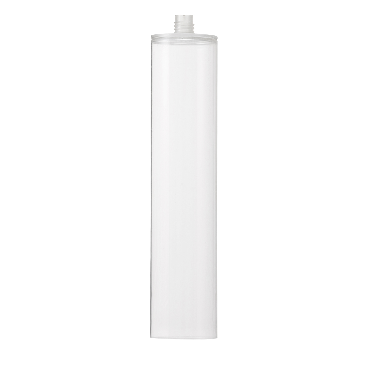 Cartucho de plástico de embalagem de adesivo transparente de 300 ml de 300 ml para selante de silicone para construção
