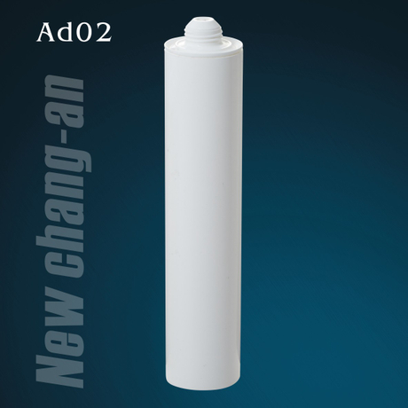 350 ml de cartucho plástico branco vazio para selante de silicone 