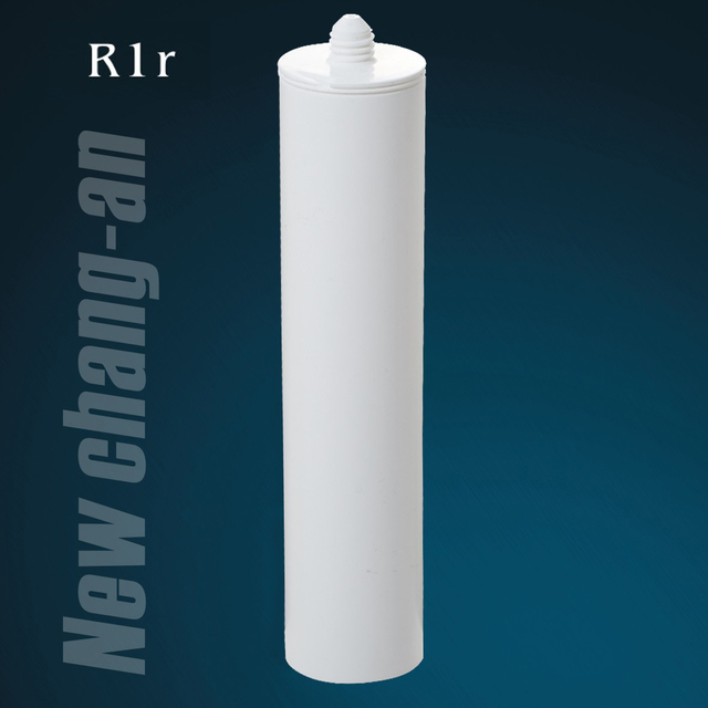 270ml HDPE Cartucho de plástico branco para selante de silicone