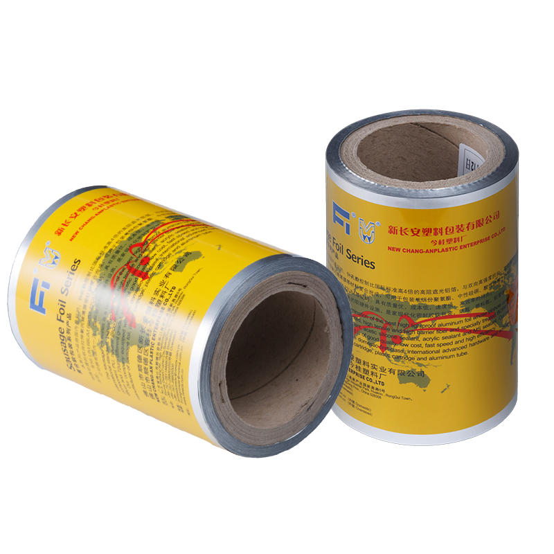 Embalagem adesiva de vidro resistente a produtos químicos 62-85um impressa sob medida Folha de salsicha de alumínio para selante de silicone/PU/MS para a indústria