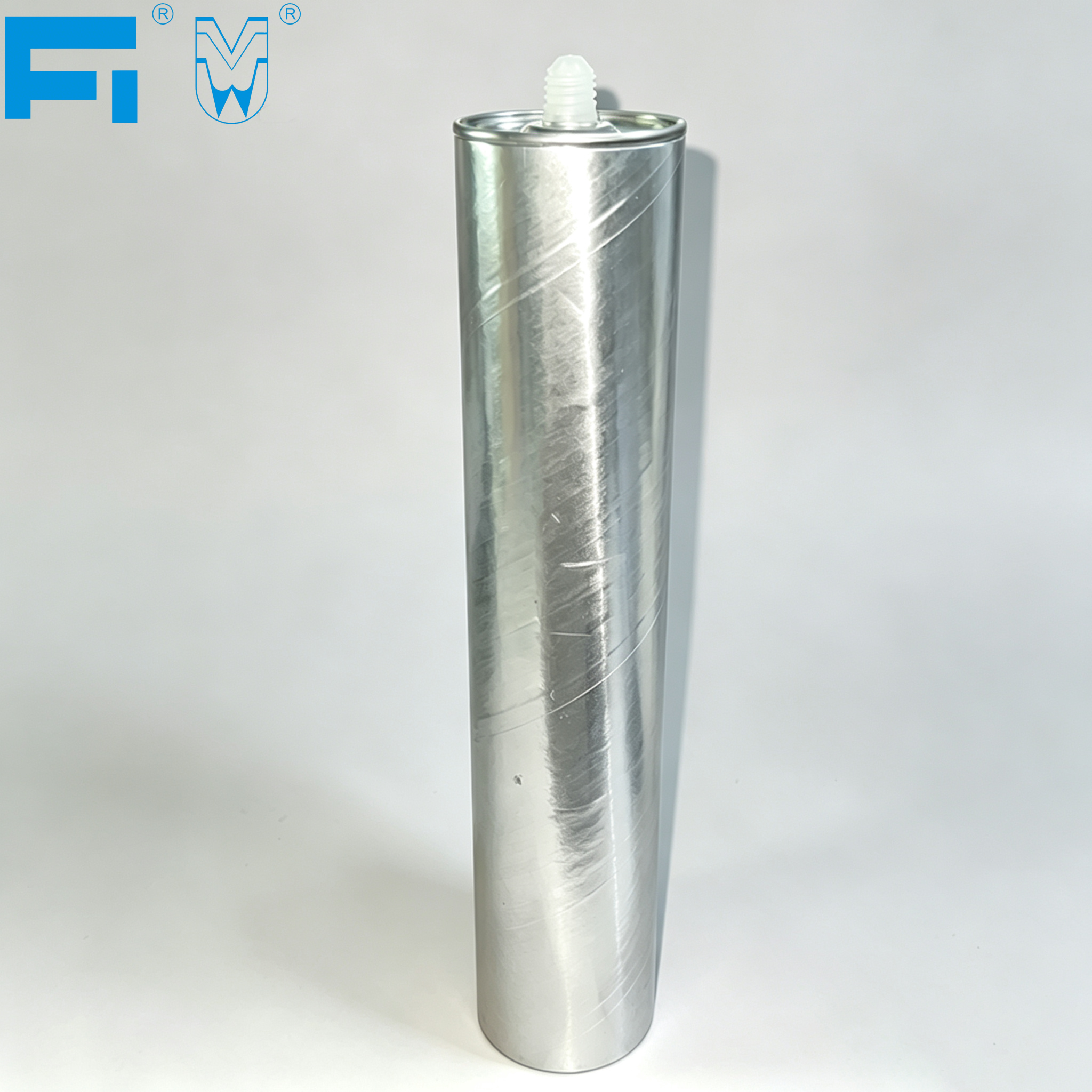 Cartucho de papel de embalagem adesiva de vidro resistente a produtos químicos de grau industrial 800ml para calafetagem de selante