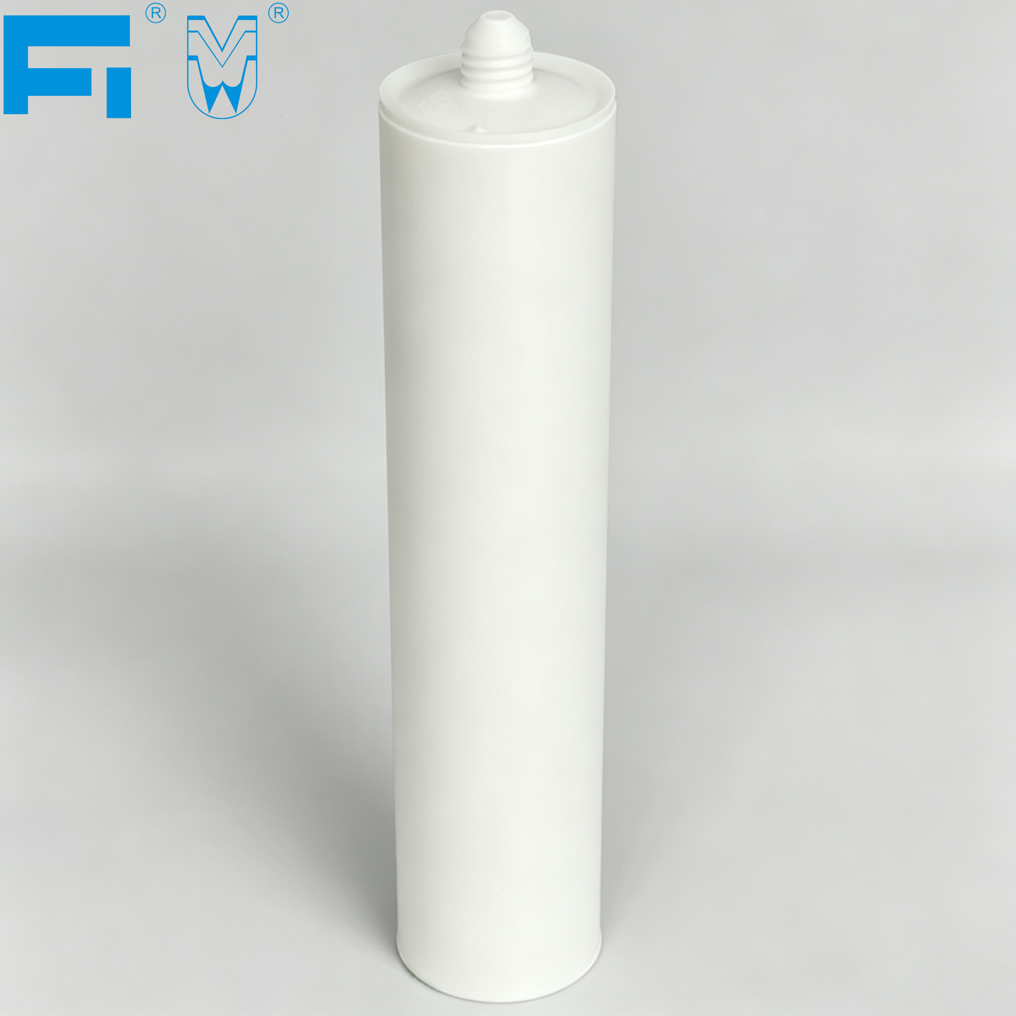 300ml Embalagem adesiva impressa personalizada PA Cartucho de plástico para calafetagem de selante para uso industrial