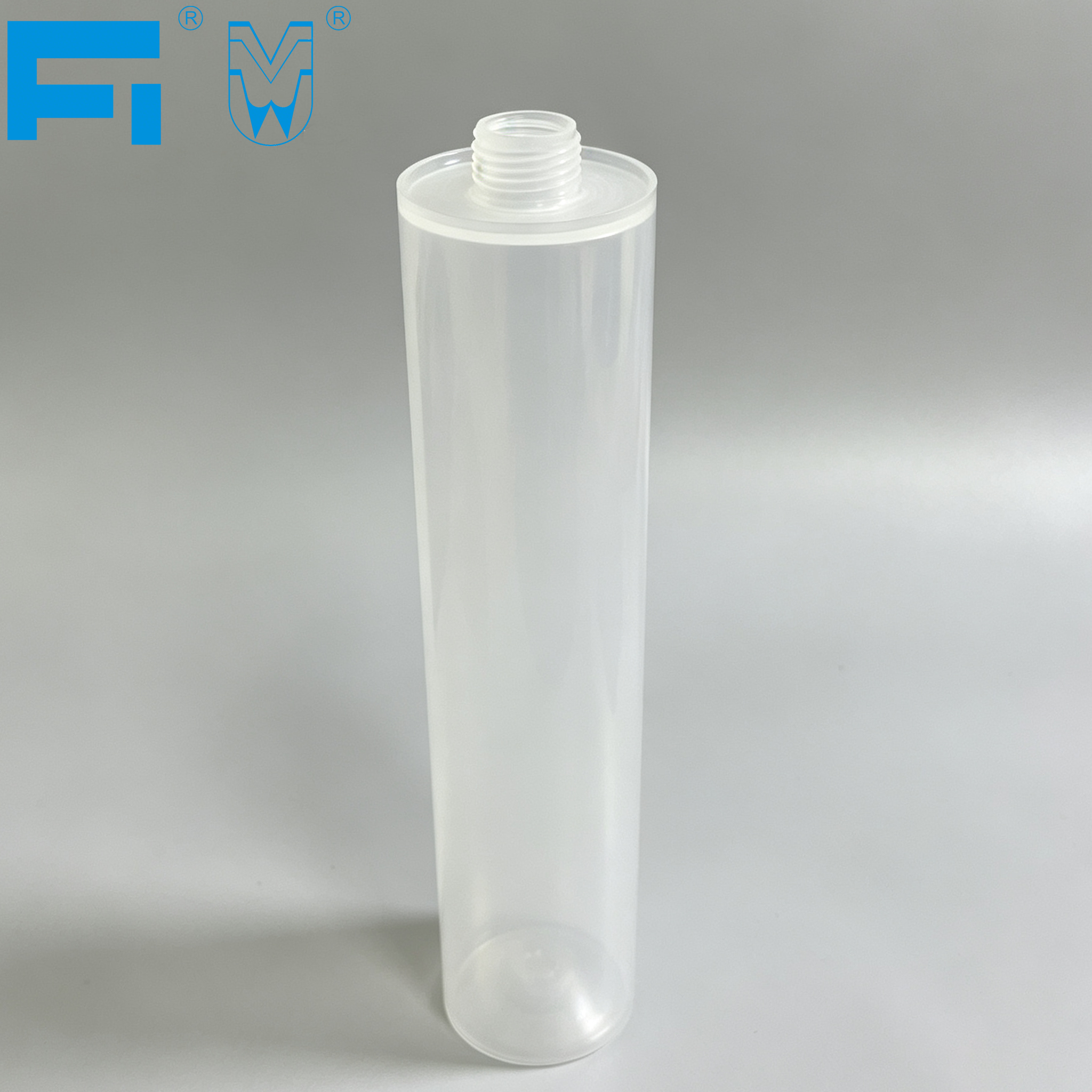 Cartucho de calafetagem de plástico para embalagem adesiva PP transparente resistente a produtos químicos 333ml para selante de uso industrial