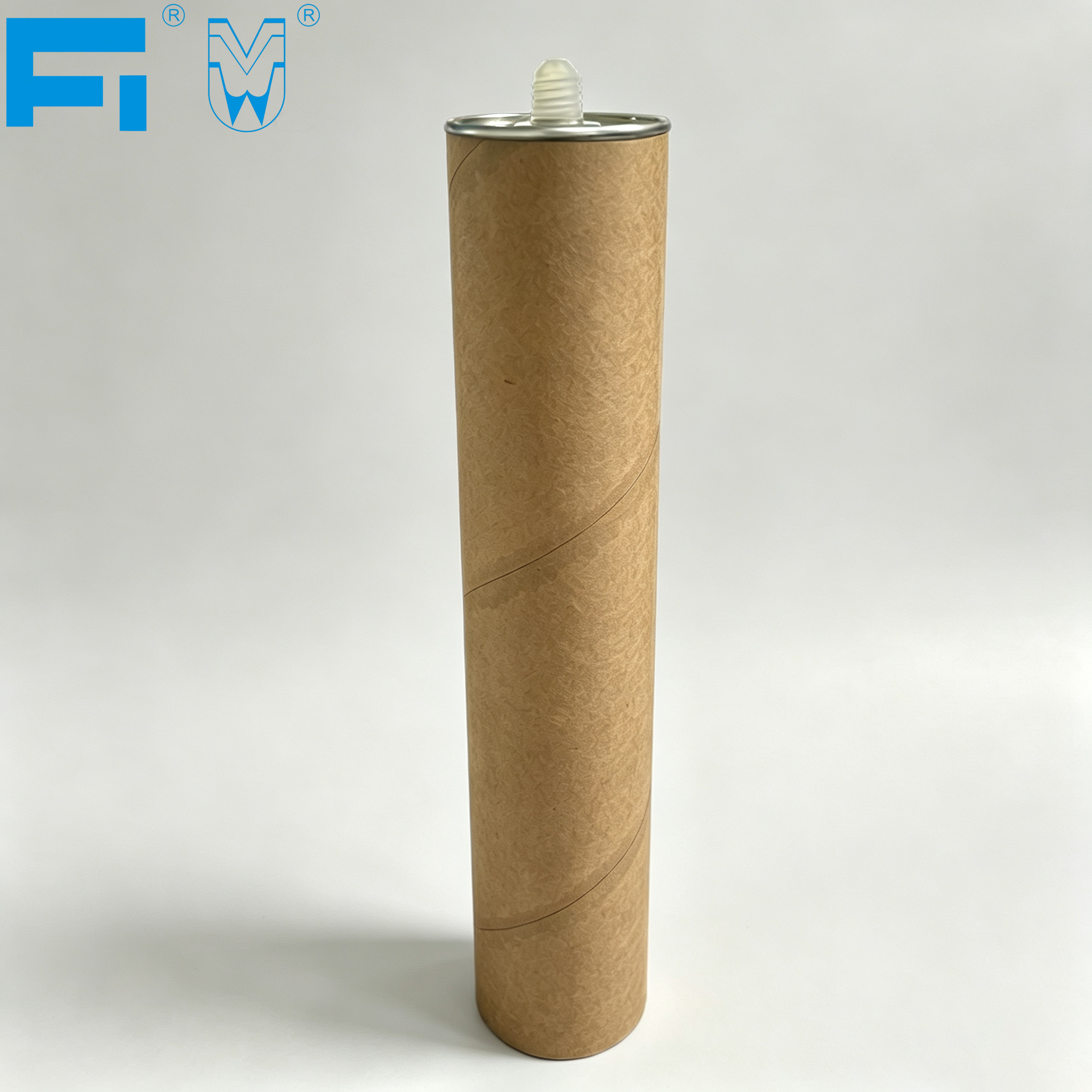 Cartucho de papel de embalagem adesiva de grande capacidade de 800ml para uso industrial, calafetagem e vedação de selante